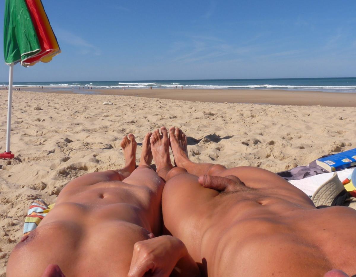 Sexo playa nudista